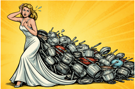 métaphore du stress chronique et de l'héritage émotionnel